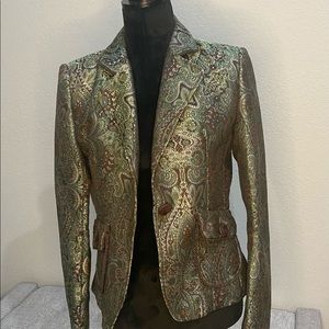Hanna and Gracie paisley jacket/blazer size 8
